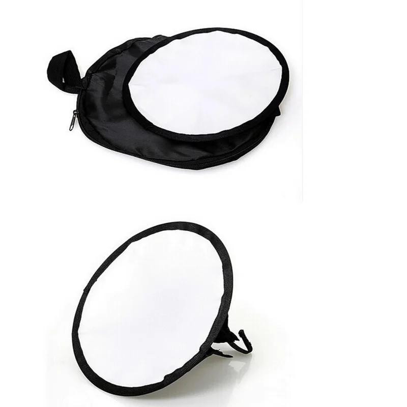 Foleto Flash Light Softbox Diffuser 8" 20cm Round Speedlite Universal for Canon nikon Sony Yongnuo Godox Flashlite 580ex | Электроника