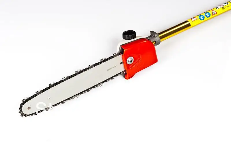 

New Model 9 Teeth Shaft,26mm Tube Chain Saw Attachment with 12" Bar&Chain for Multi Brush Cutter Pole Saw Hedge Trimmer