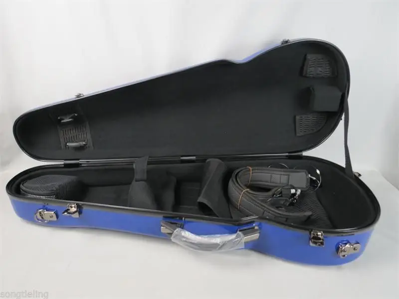 

Excellent blue fiberglass adjustable 15-17" viola case,fine workmanship