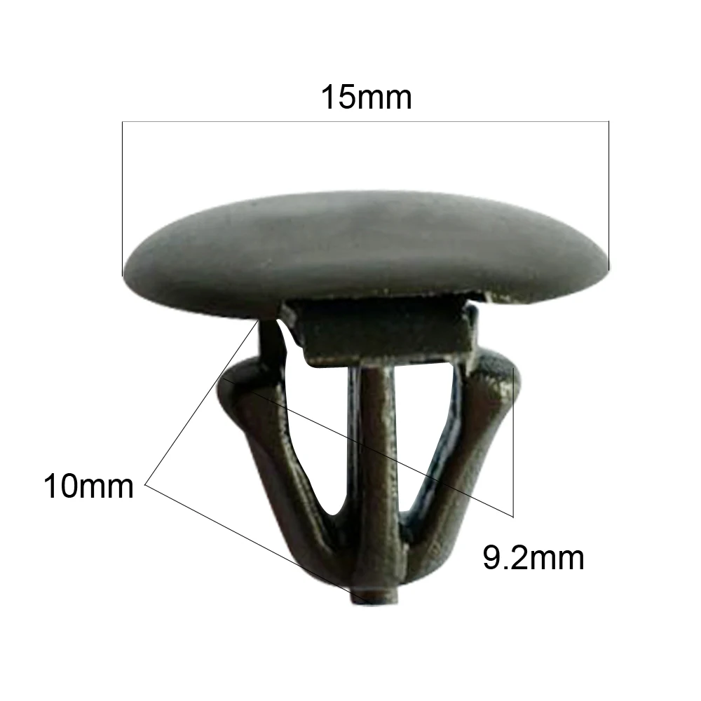 Ederivo 1PCS F80 9.2mm Hole Car Clips Fastener Nylon Shield Retainers Rivets Sealing Strip Fixed Clip for Toyota RAV4 LS450 | Автомобили и