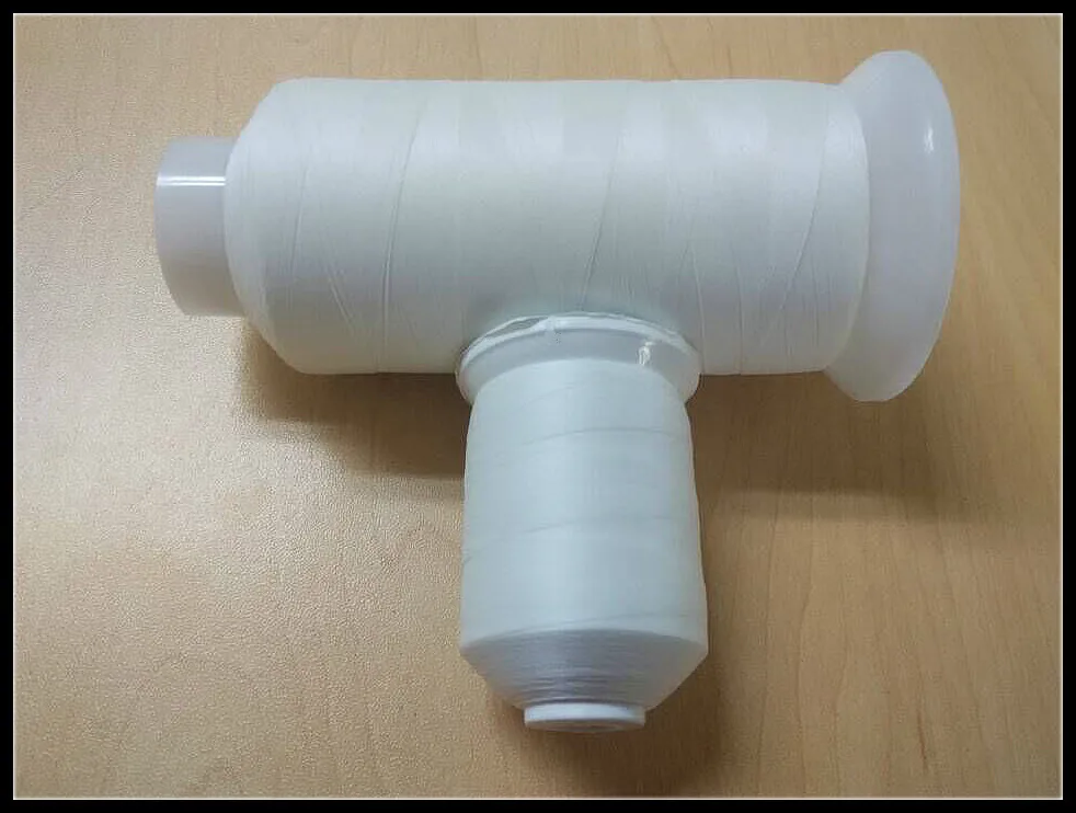 Белая большая катушка светится в темноте вышивка нитью 2500 Ярдов + мини-катушка 1000