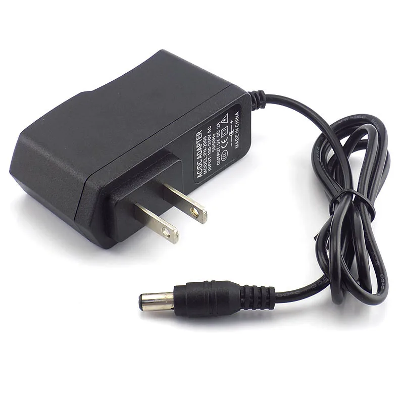 100-240V преобразователь переменного тока в постоянный 12V 9V 5V 1A 2A 3A 0.5A Мощность адаптер питания Трансформатор Зарядное устройство 5,5 мм x2.1 2,5 мм для видеонаблюдения светодиодные ленты