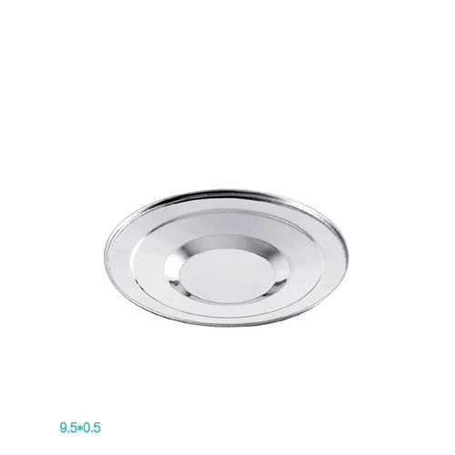 coffee plate 1 шт. детская забавная кухонная игрушка из нержавеющей стали кастрюли кухонная посуда Серебряная Миниатюрная игрушка ролевые игры подарок для ребенка - Цвет: coffee plate