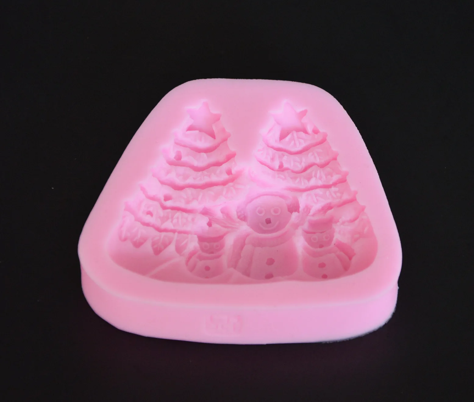 Рождественская елка Снеговик Форма Силиконовые формы ручной работы мыло плесень