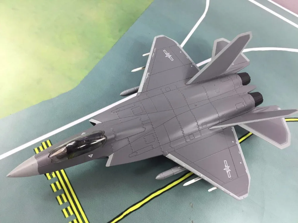 1: 72 сплав летательные аппараты, высокая имитация скрытый истребитель J31 модель, литая под давлением металлическая игрушка, детские развивающие игрушки