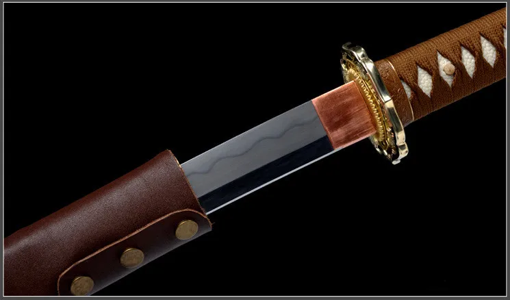 Японский военный меч ручной работы 98 Тип Saber Katana ГЛИНА ЗАКАЛЕННОЕ стальное лезвие