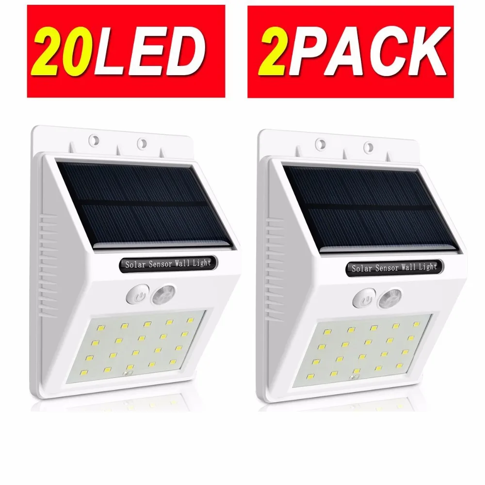 Уличный светодиодный фонарь на солнечной батарее водонепроницаемый садовый