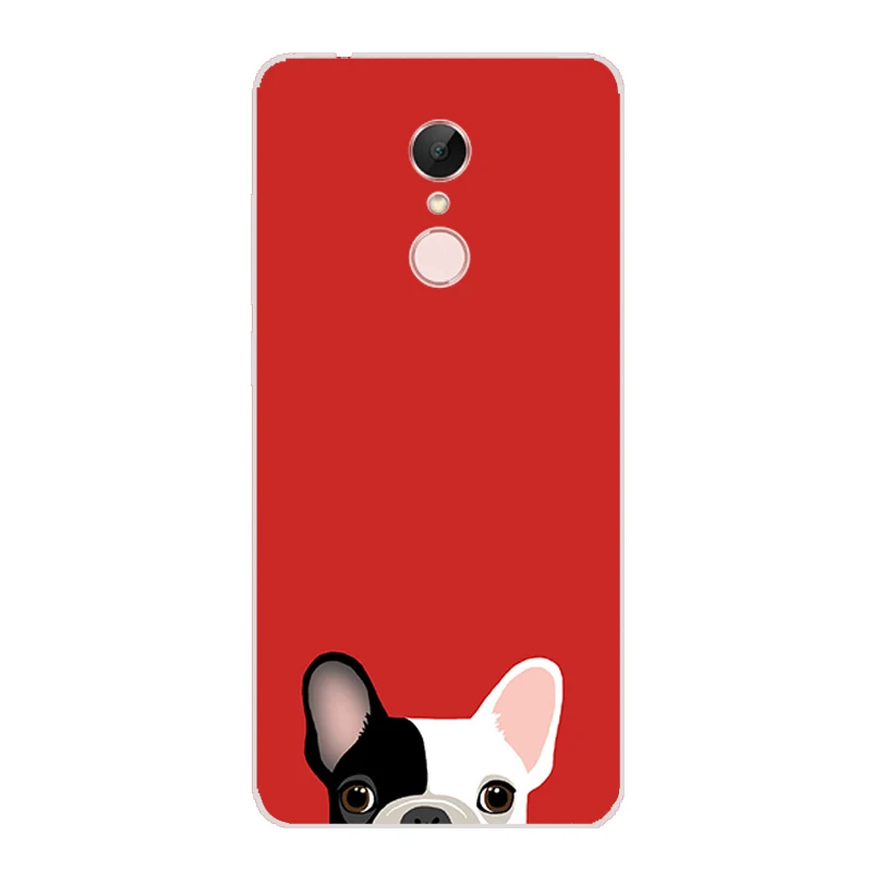 Xiaomi redmi 5 plus Case Cover TPU For Phone Sweet Floral Cute Cat Redmi p Soft 100% |