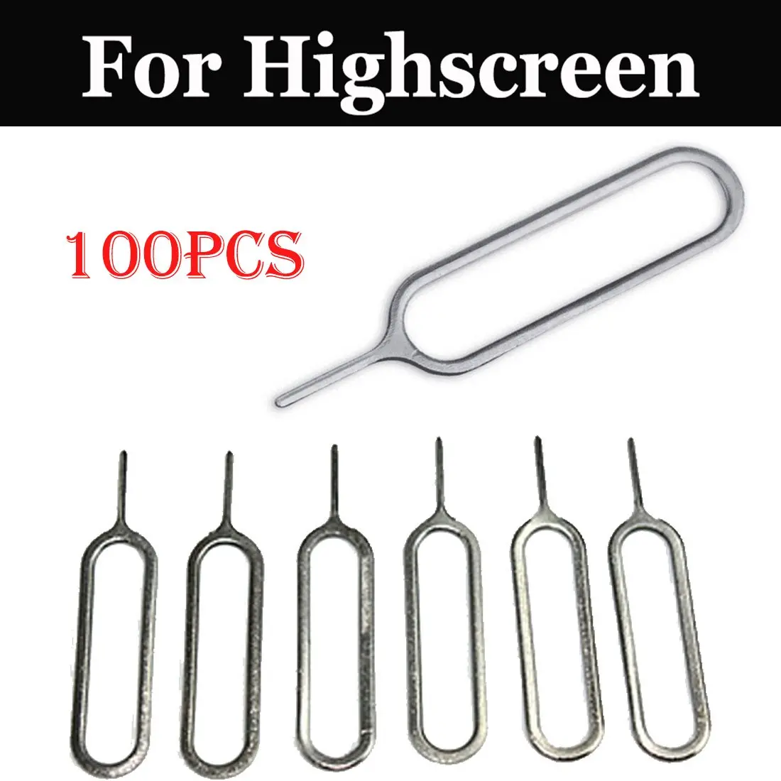 100 шт. игольчатый поднос для сотового телефона с Sim картой высококачественной