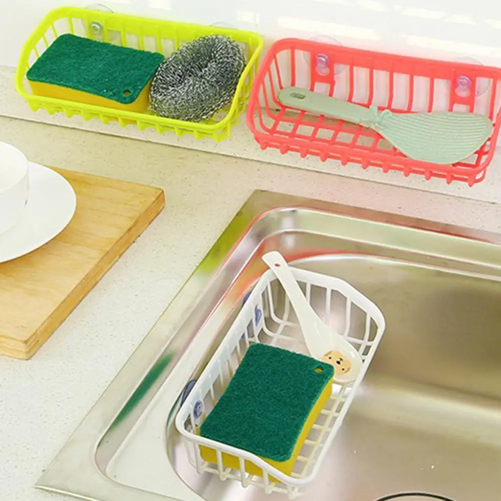 Простая сливная корзина для раковины кухонная стойка хранения с присоской