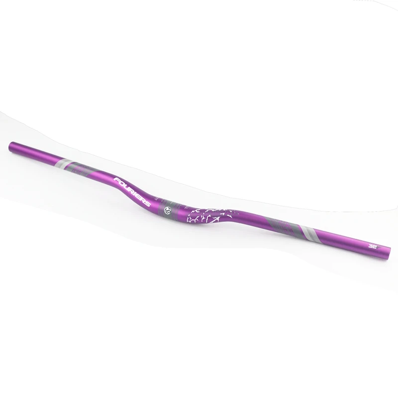 Fouriers алюминиевый сплав Enduro AM FR XC DH MTB Riser Bar руль 31,8 мм x 780 мм 25 мм Rise длинные Рули - Цвет: purple