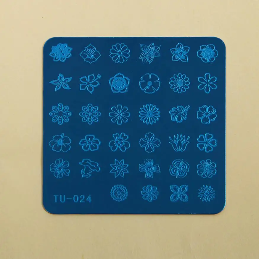 2017 макияж для ногтей DIY Художественный штамп с изображением штамповочные