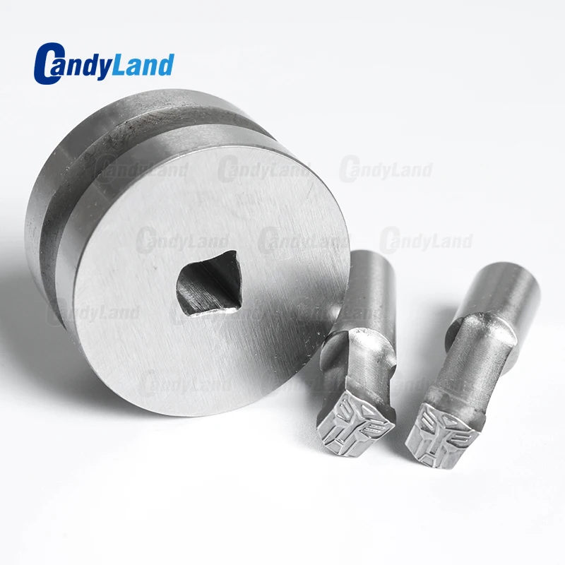

CandyLand TF Milk Tablet Die 3D Punch Press Mold Candy Punching Die Custom Logo Calcium Tablet Punch Die For TDP 0 Machine