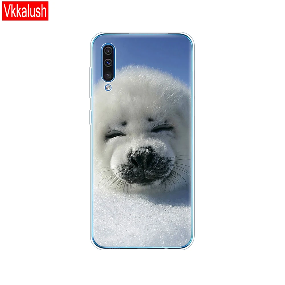 80109 Чехол для samsung Galaxy A50 Чехол Мягкий силиконовый чехол для телефона samsung A50 A505 A505F SM-A505F 6," прозрачный чехол - Цвет: 80109