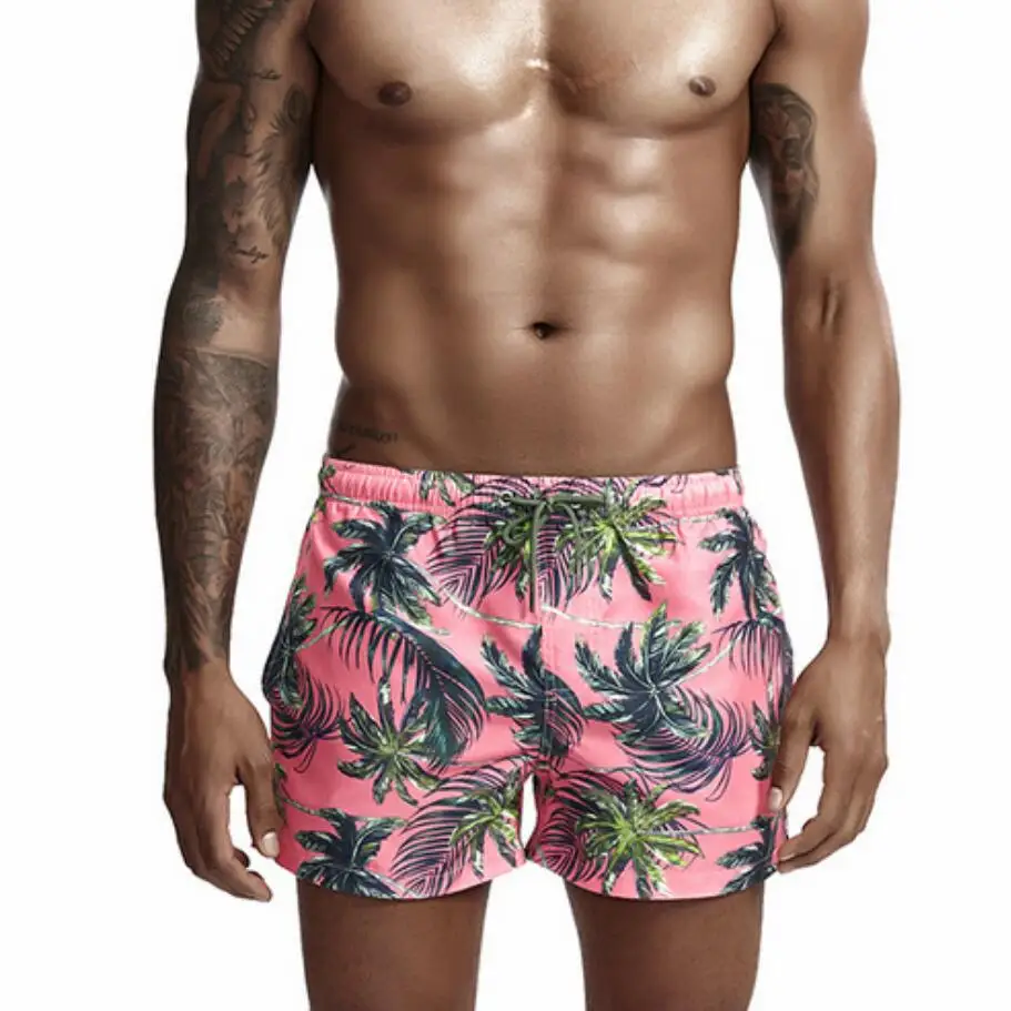 Новые мужские купальники с принтом кокосового дерева и ананасов пляжные шорты