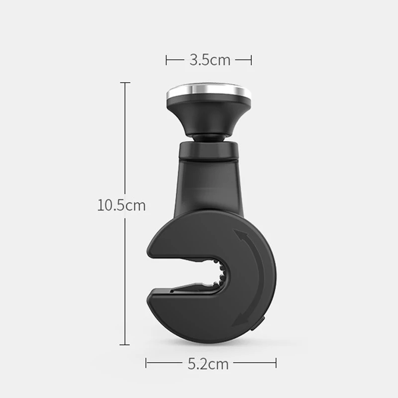 Магнитный держатель для подголовника автомобиля|Клипсы и зажимы авто| |