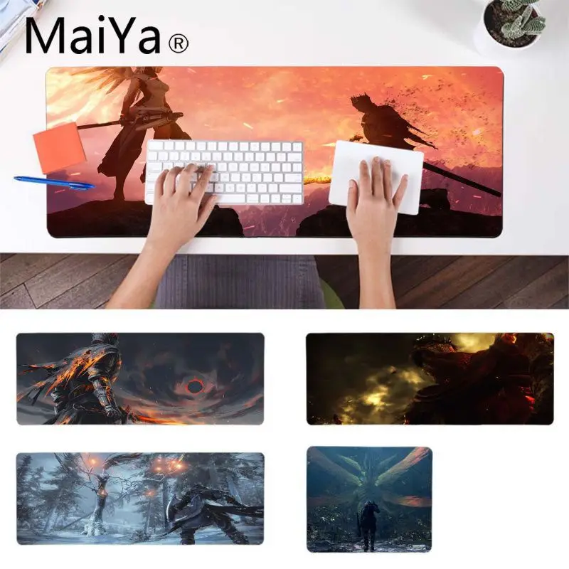 MaiYa мальчик Подарочный коврик dark souls крутой популярный игровой большой коврик для мыши ПК компьютерный коврик геймер скорость мыши розничная маленький резиновый коврик для мыши