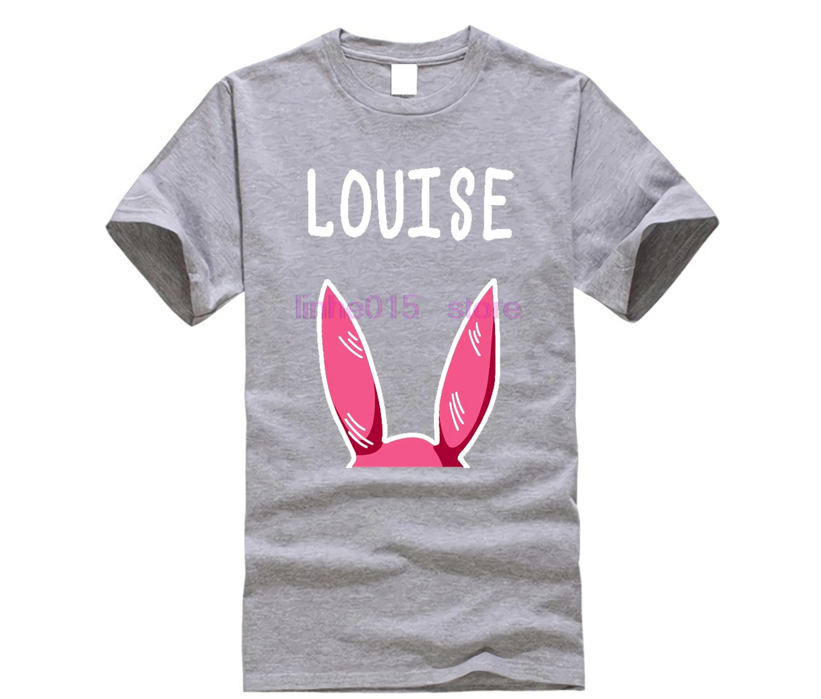 Bobs Burgers Louise приталенная хлопковая футболка с надписью Next Level 100% хлопок большие