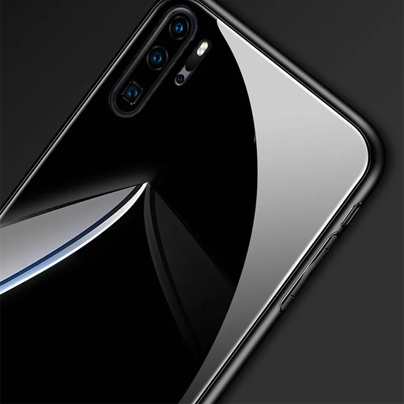 XNRAPID роскошный оригинальный жесткий стеклянный зеркальный чехол для huawei p30 lite pro