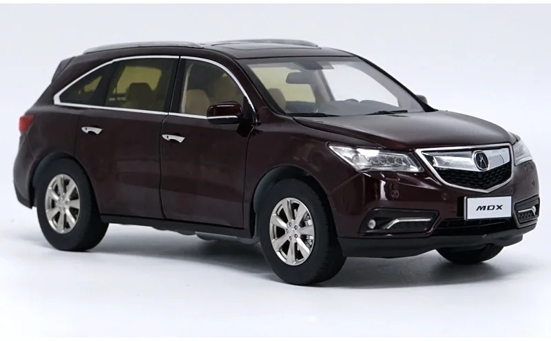 1:18 Acura MDX сплав литья под давлением Модель автомобиля игрушки белый красный для детей подарки коллекция оригинальная коробка