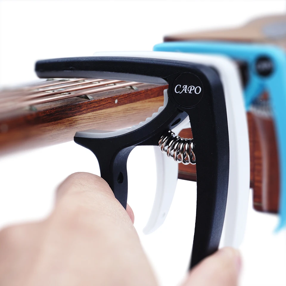 AR. layq Пластик каподастр для 6 String Акустическая классическая Электрогитары тюнинг-зажим для аксессуаров музыкального инструмента