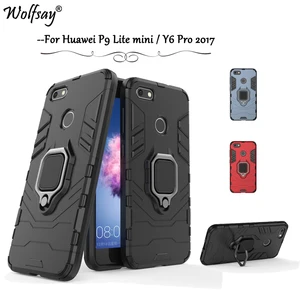 for huawei p9 lite mini case shockproof silicone cover hard pc phone case for huawei p9 lite mini cover for huawei p9 lite mini free global shipping