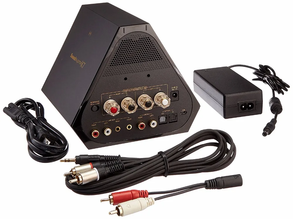 Новый Creative Sound Blaster X7 высоком Разрешение USB DAC 600 Ом усилитель для наушников с Bluetooth