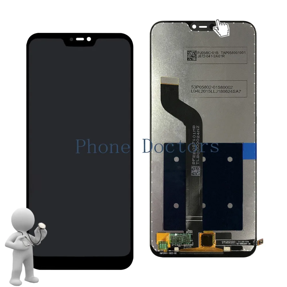 5,84 ''для Xiaomi mi A2 Lite M1805D1SG Полный ЖК-дисплей+ кодирующий преобразователь сенсорного экрана в сборе с рамкой для Red mi 6 Pro M1805D1SE