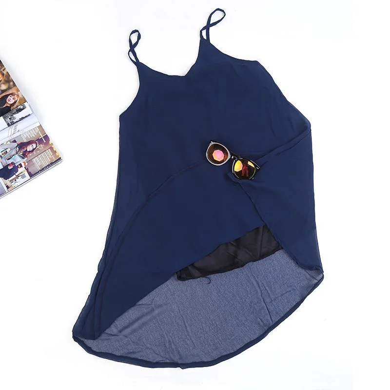 2018 новое летнее платье с открытыми плечами женское шифоновое повседневное