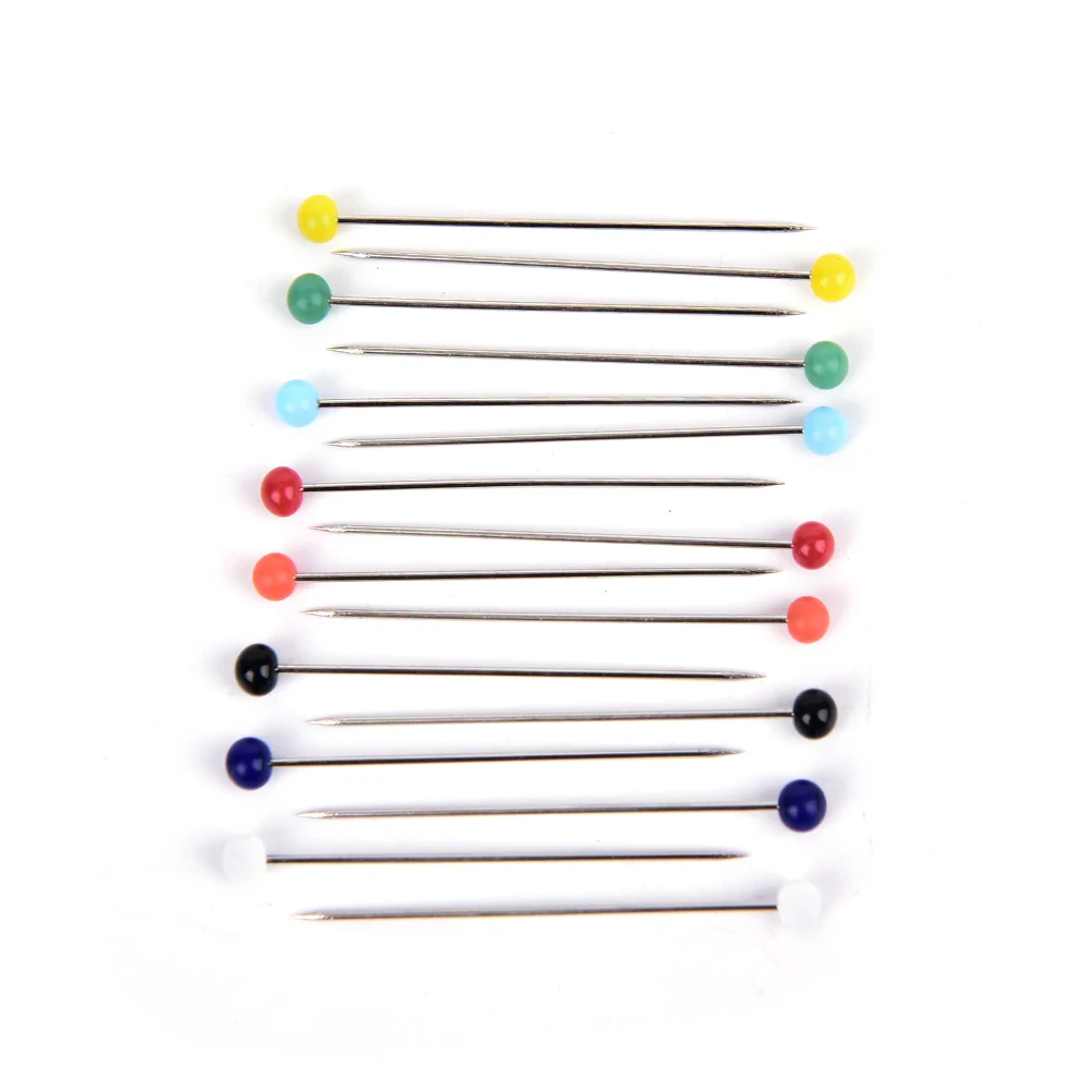 50 шт./лот круглые булавки с жемчужинами для изготовления одежды свадебная