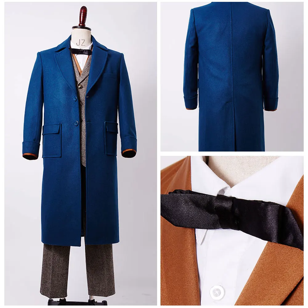 Для взрослых мужчин Фантастические звери и где их найти Eddie Newt Scamander косплей