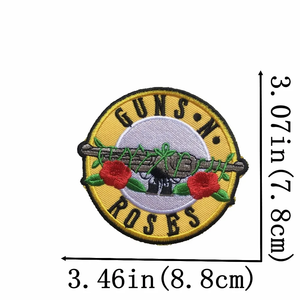 Новое поступление музыкальная аппликация для вышивания рок группы GUNS N'
