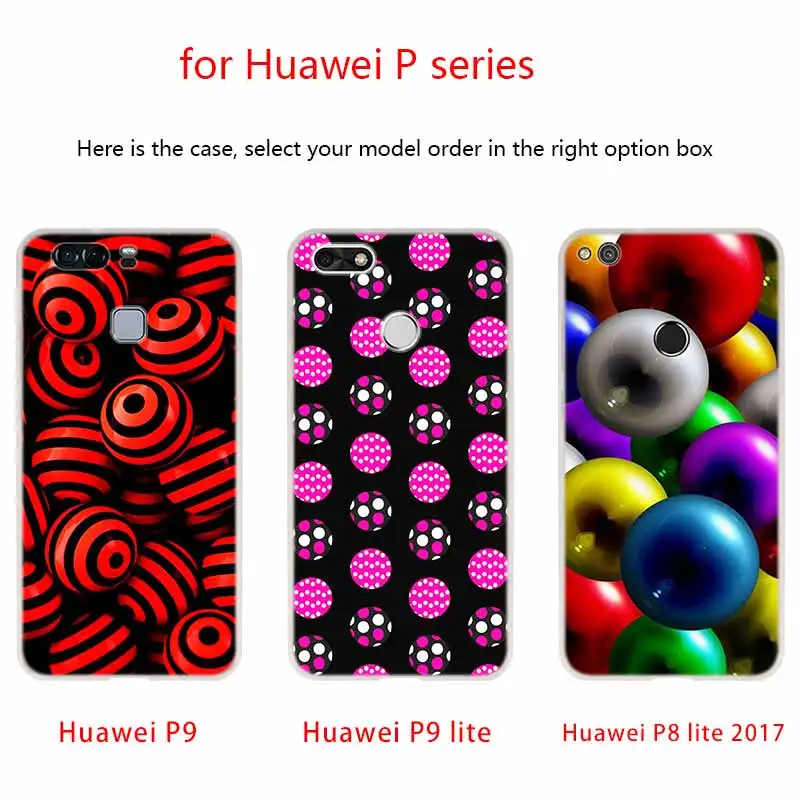 Red Black Gold Polka dots Silicone Coque Soft Case For Huawei P50 P40 P10 P20 P30 Lite Pro P Smart Z 2020 2019 Cover | Мобильные