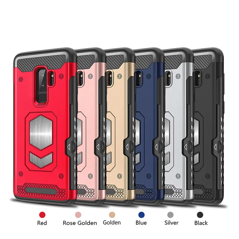 Противоударный чехол YHBBCASES с отделением для карт телефона Samsung Note 9 8 Чехлы