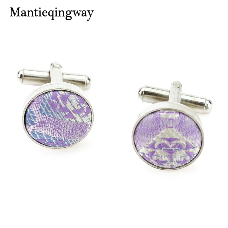 Mantieqingway элегантный светильник фиолетовый жаккардовый платок набор Пейсли 8 5 см