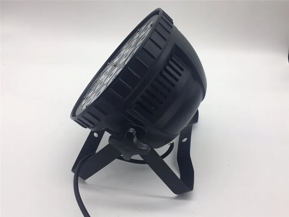 Светодиодный DJ Par 6в1 RGBWA UV 18X18 W светодиодный Par lata de Grado непроницаемый IP20 Aluminio Negro vivienda 90 V-240 V