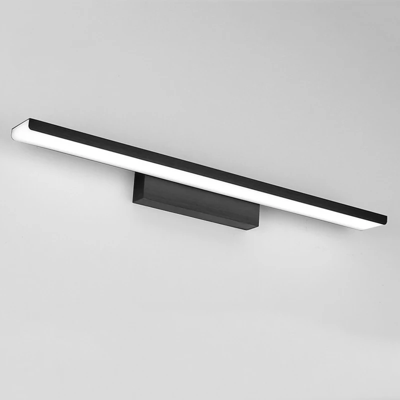 Зеркальный передний светильник светодиодный акриловый настенный для ванной