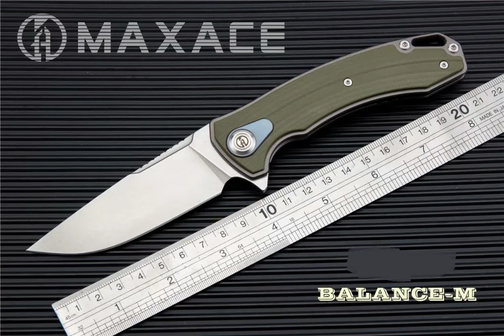 Новый черный G10 Ручка Maxace баланс M лайнер M390 лезвие KVT Флиппер Кемпинг Складной нож
