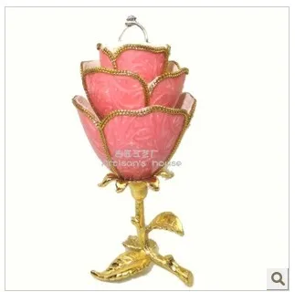 

Never fade roses European royal Egg Jewelry Box birthday gift affordable love Christmas gift of choice