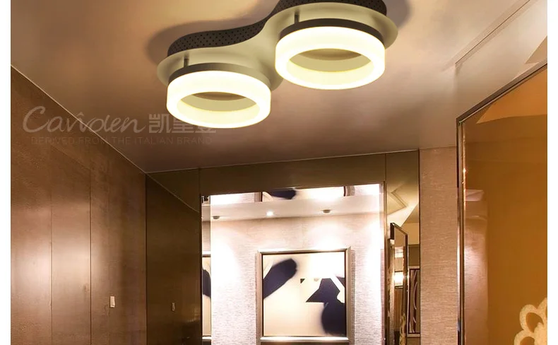 1 3 шт. домашние офисные светодиодные рабочие огни входные кольцевые светильники