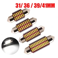 ysy car styling 3136 3941mm festoon reading light 12smd 4014 smd canbus error free car interior bulb c5w license plate lamp