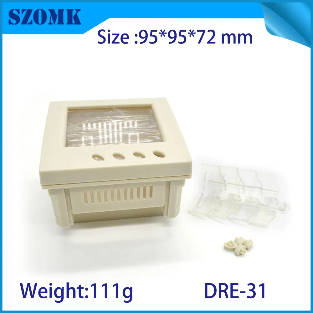 Чехол szomk meter 95*95*72 мм 10 шт. высококачественные черные пластиковые корпуса для