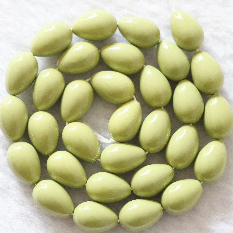 Разноцветная искусственная оболочка 5x7 мм имитация жемчуга выпечки краски