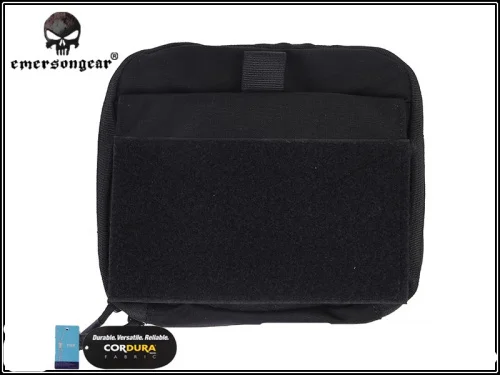 BLACK 2018NEW Emersongear EDC чехол GP Molle поясной зажим вертикальная сумка Военная коричневая США Cordura Multicam Tropic EM9049 - Цвет: BLACK
