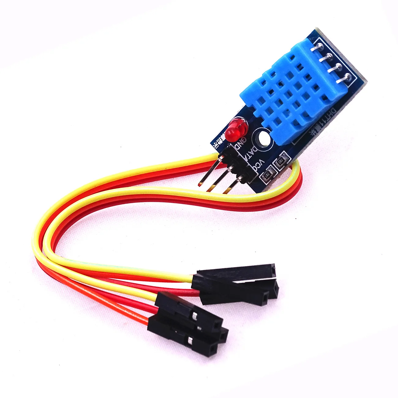 Модуль датчика температуры и относительной влажности DHT11 для Arduino кабель DuPont|digital