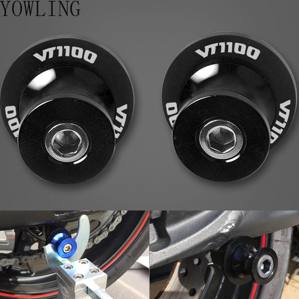 8 мм аксессуары для мотоциклов стойки винты Swin garm Swingarm Катушки слайдер HONDA VT700 VT 700