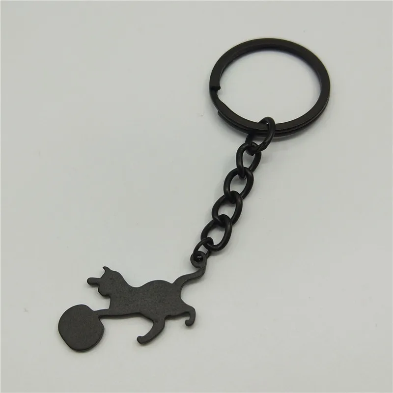 Хит милый игровой брелок для кошек Женский котенок с шариком дизайнерский