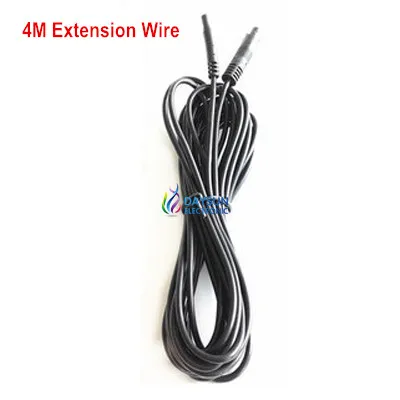 4m Extension Wire RGB светодиодный оптоволоконный светильник источник 1 шт./2 шт./4 шт./5 шт./6 шт. светильник головки 5 V-24 V Вход для автомобиля режим воспроизведения музыки RF Управление - Испускаемый цвет: 4m Extension Wire