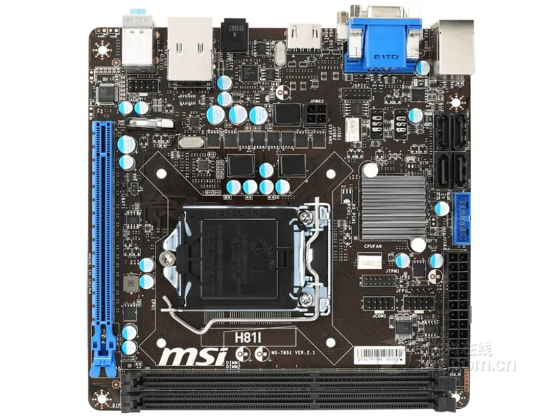 MSI H81I мини-это рабочего Материнская плата h81 DDR3 LGA 1150 материнская плата разъем LGA 1150 i7 i5 i3 DDR3 32G SATA3 UBS3.0 материнская плата