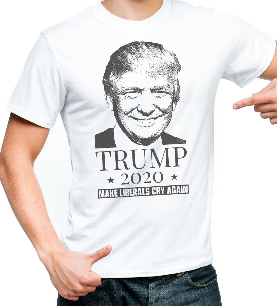 Футболка Дональд Трамп футболка 2020 Make Liberals Cry Again Trump Sweat Sporter крутая xxxtentacion|Мужские